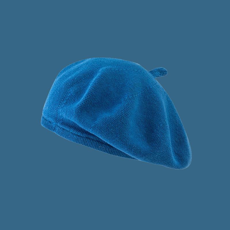 Primavera outono feminino boina gorro chapéus cor sólida artista francês respirável grande boina vintage feminino topo plano octogonal bonés