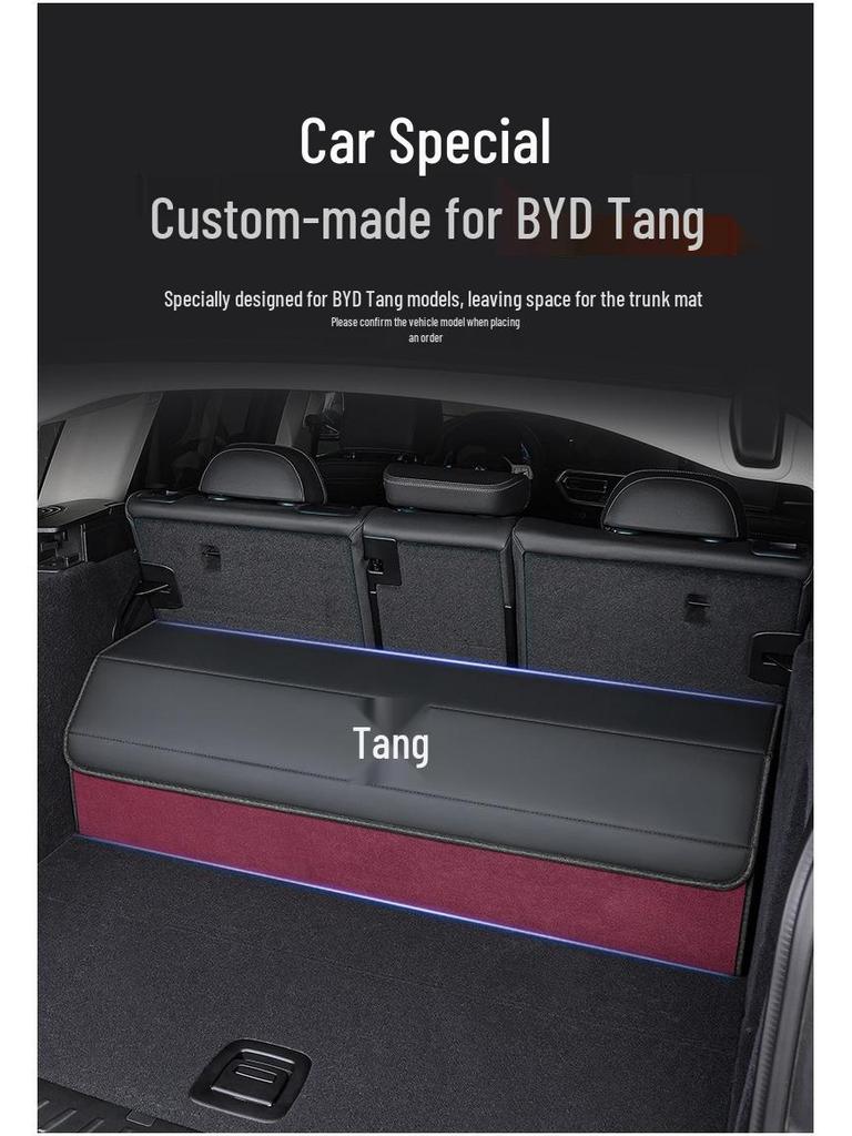 BYD Trunk Storage Box for Tang DMI, Han EV, Song PLUS, Yuan PRO, Qin, Seal, and Dolphin Models