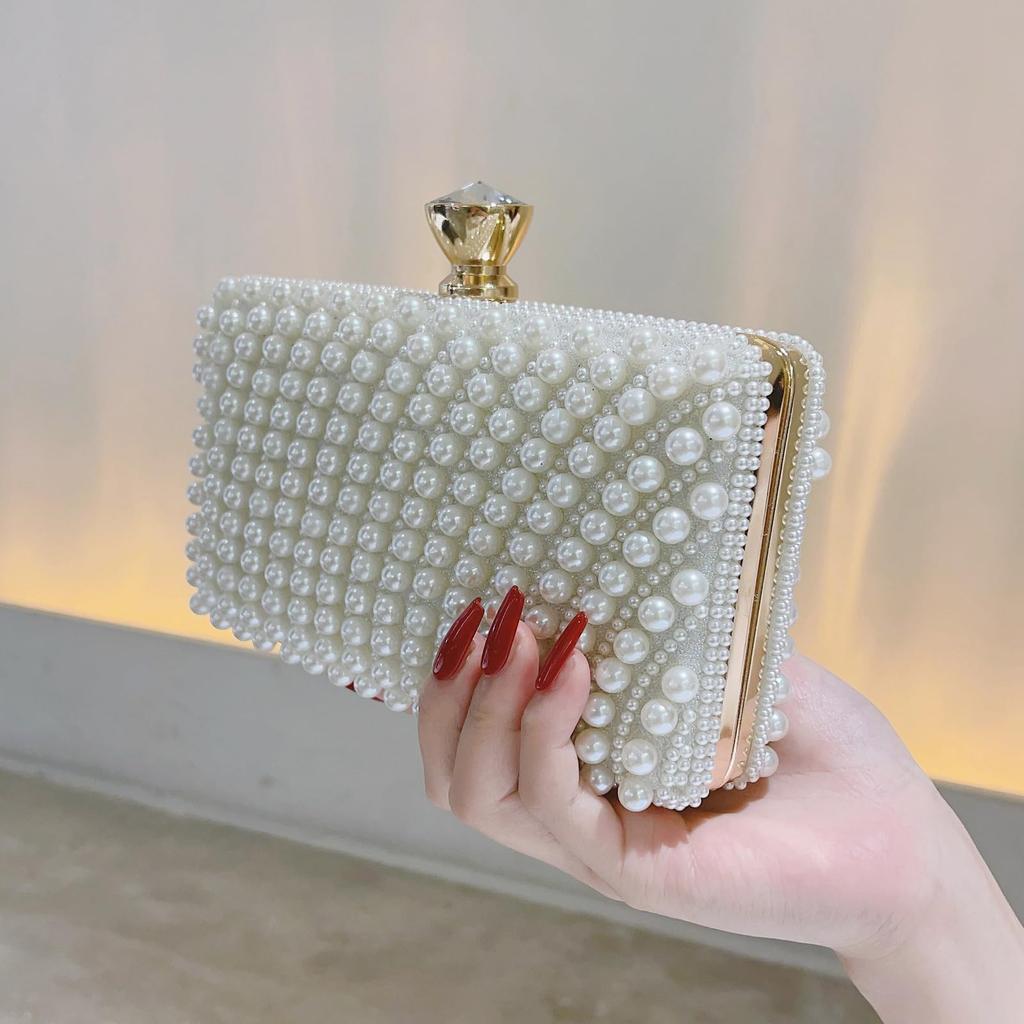 [BoleLOJin] Elegant Clutch Bag, Women's Travel Shoulder Bag, Women's Wedding Reception Bag, Formal Bag