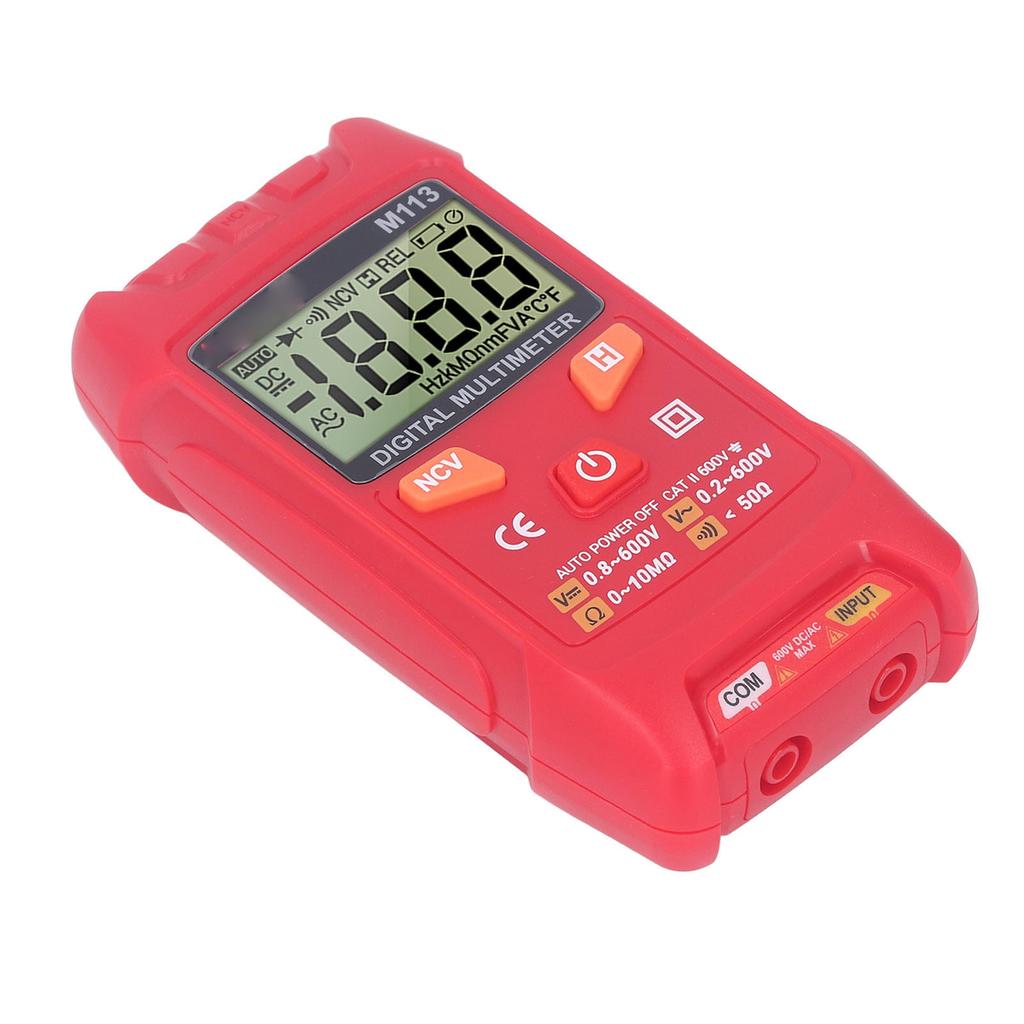 Digital Multimeter Auto Ranging High Accuracy Anti Burning Portable Electrical Tester with NCV Function
