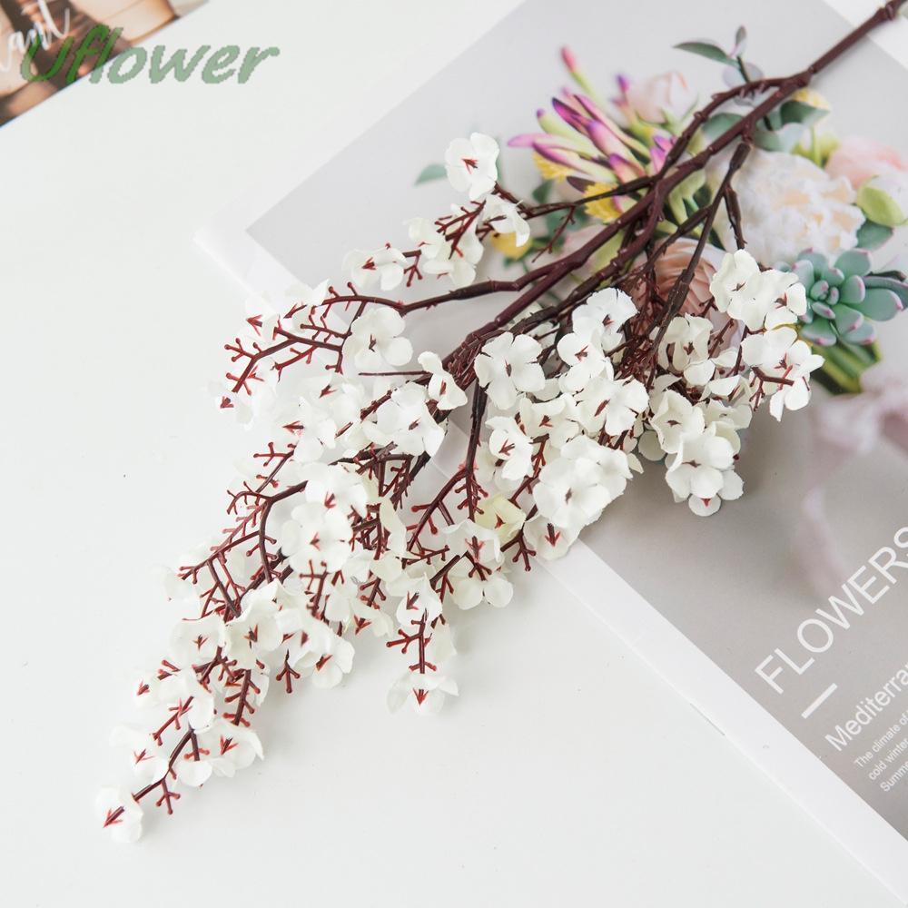 1/2PCS Long Baby's Breath Artificial Plants Christmas Decor Vase Fake Plastic Flowers for Home Party Wedding Decoración Hogar