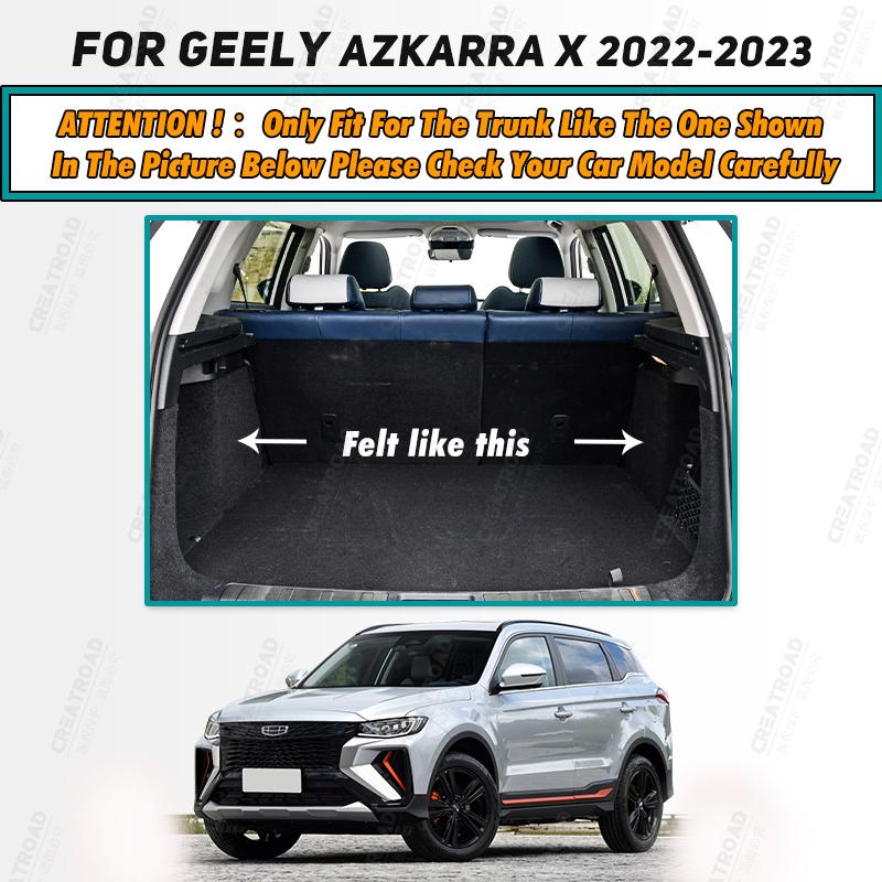 Car Trunk Mat For GEELY Azkarra X    Car Accessories Auto Interior Decoration cargo liner carpet