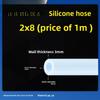 1M Food Grade Transparent Silicone Rubber Hose ID1 2 3 4 5 6 7 8 9 10mm OD Flexible Nontoxic Silicone Tube Clear soft
