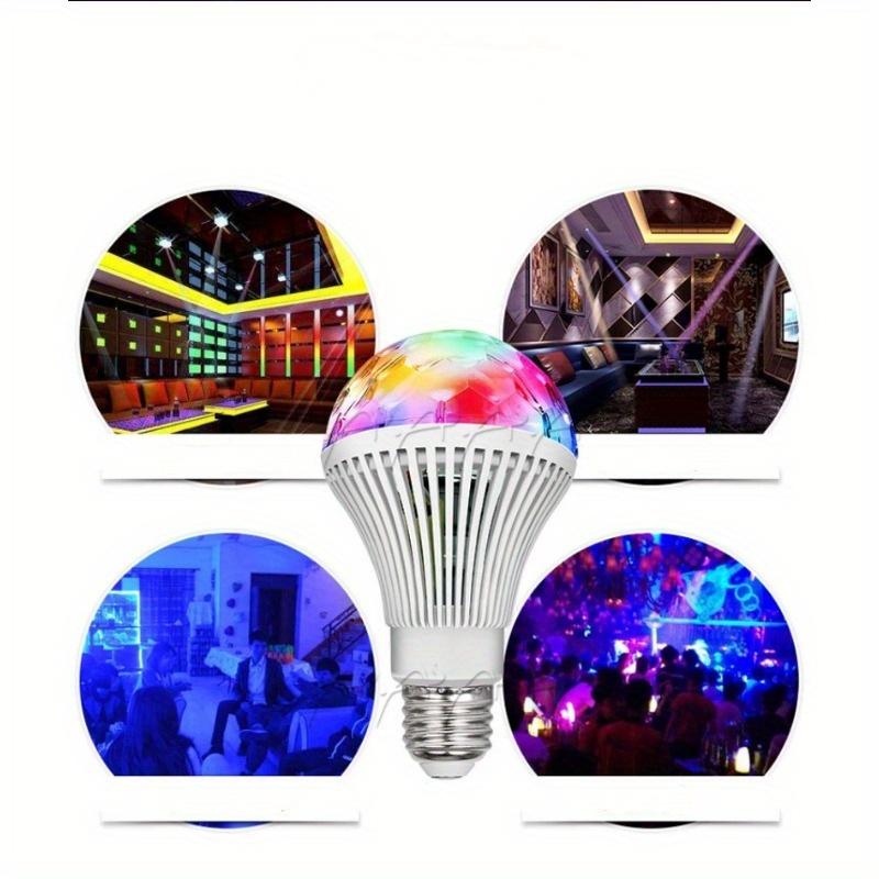 Auto Rotating E27 Crystal Magic Ball DJ Disco Party Light Stage Lighting Effect Bulb Lamp