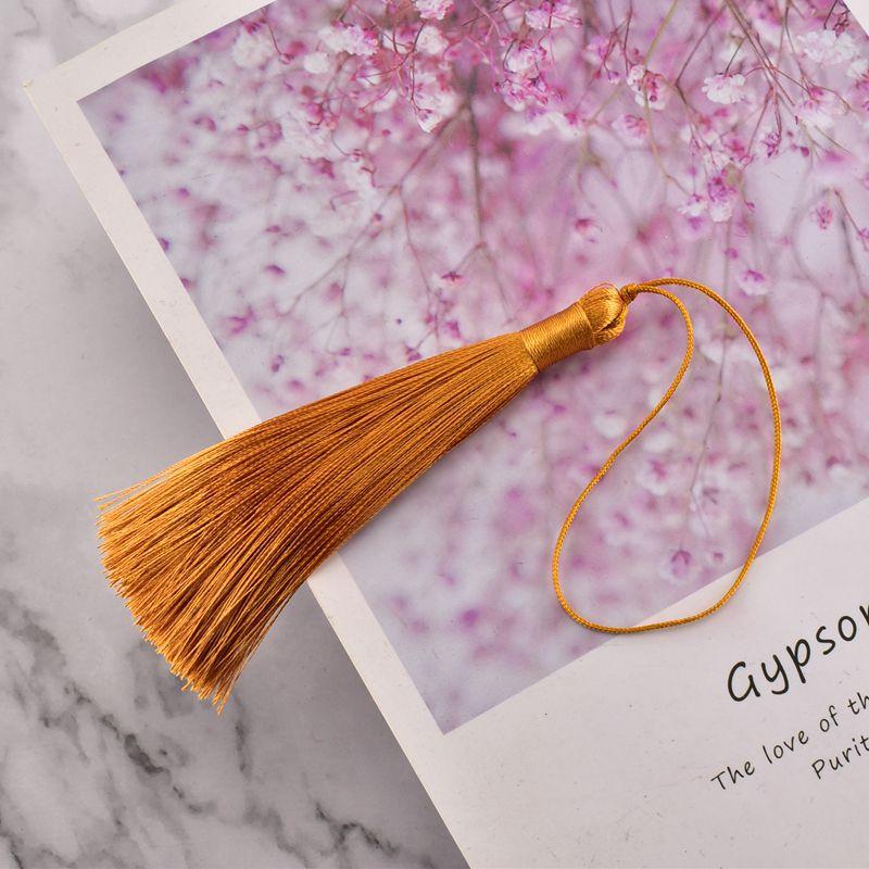 10CM Ice Silk Tassel Tassels Ancient Style Sachet Fan Pendant Bookmark Pendant Ear Diy Handmade Material Fringe Trim