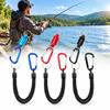 3PCS with Coiled Lanyard Fly Fishing Net Release Clip Landing Net Connector  Fly Fishing