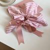 Korean Style Plaid Silk Ribbon Scrunchies Elastic Large Intestine Hair Ring  Friends