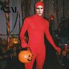 Adults Spandex Unitard Full Body Zentai Suit for Men Women, Open Face Halloween Cosplay Bodysuit, Stretchy Costume Party, Stage Performance Party