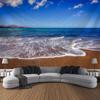 Beach Sunset Scenery Tapestry Wall Hanging Bohemian Calico Tapestry Home Wall Decor Bedroom Decor