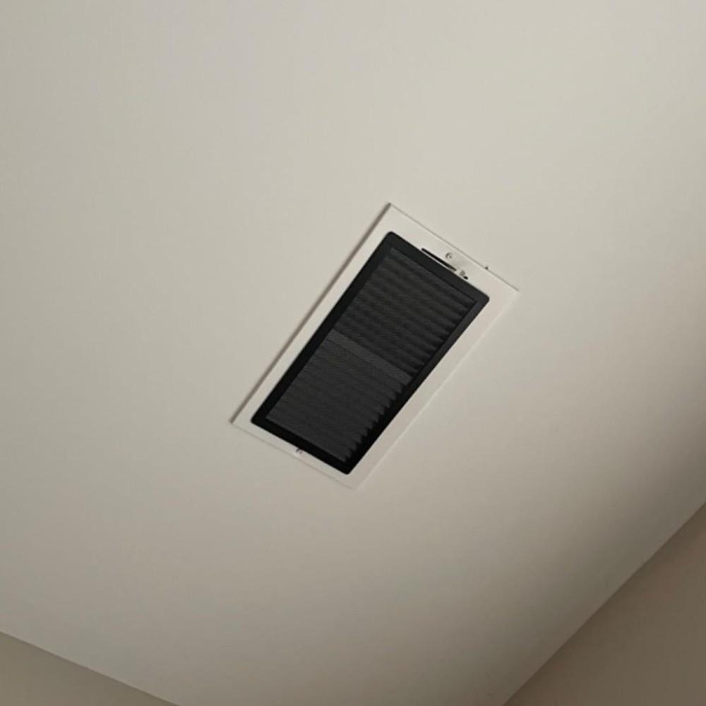 1/2 Stück 4 x 10'' Bodenregister Abdeckung Rechteckig Verdickt Magnetisch Einfach zu Installieren Staubschutz Lüftungsgitter Filter