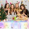 Good-10 Pack Colorful Laser Tablecloth Glitter Tablecloth 54 X 108 Inch Rectangle Disco Table Cloth