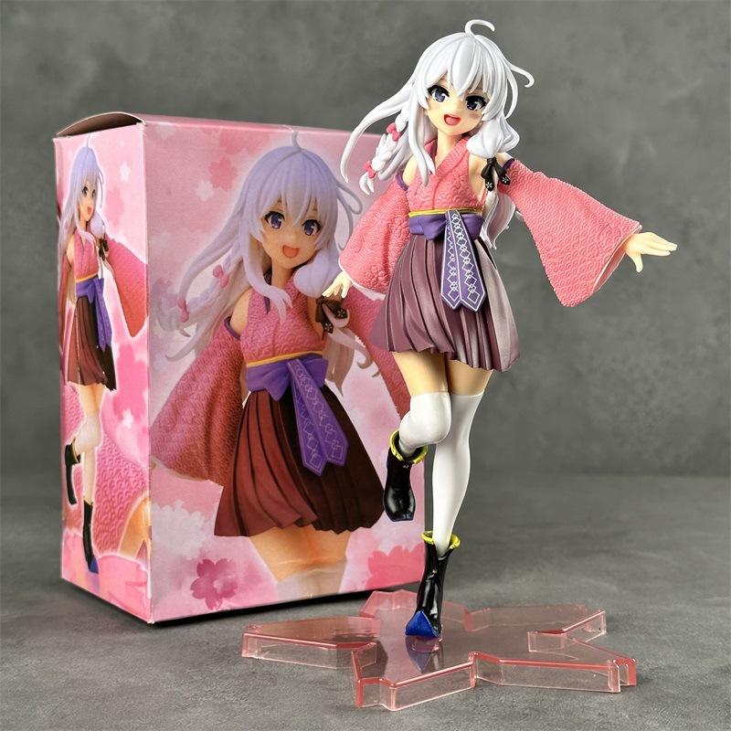 Majo no Tabitabi Sakura Elaina Anime Figure Cute Girl Collectible Model Gift
