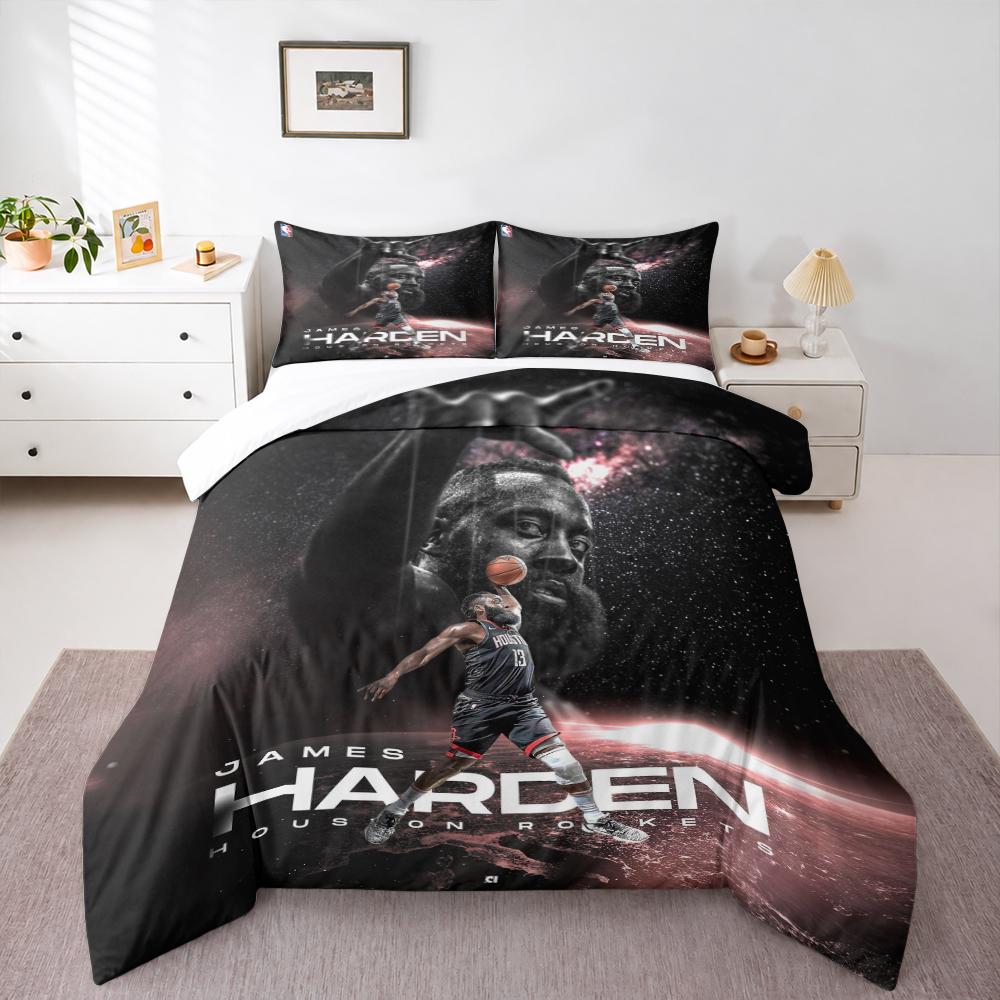 "Basketball Player Graphic Design Bedding set – Bedding set (1 duvet cover, 2 pillowcases, duvet not included)