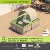 Qianyu 2.6m Rectangular Swimming Pool Set with Canopy