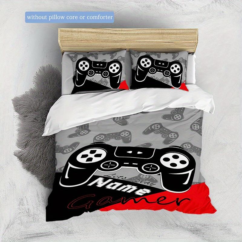 Gamehandle Customize Your Name Duvet Cover Soft Bedding Set For Bedroom Guest Room And Dorm Decoration Threepiece Set Includes 1 Duvet Cover 2