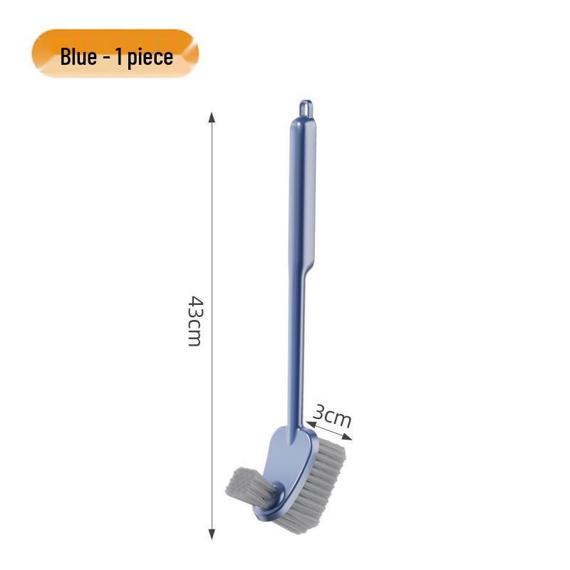 Wall-Mounted Toilet Brush with Long Handle for Efficient Crevice and Bathroom Cleaning
