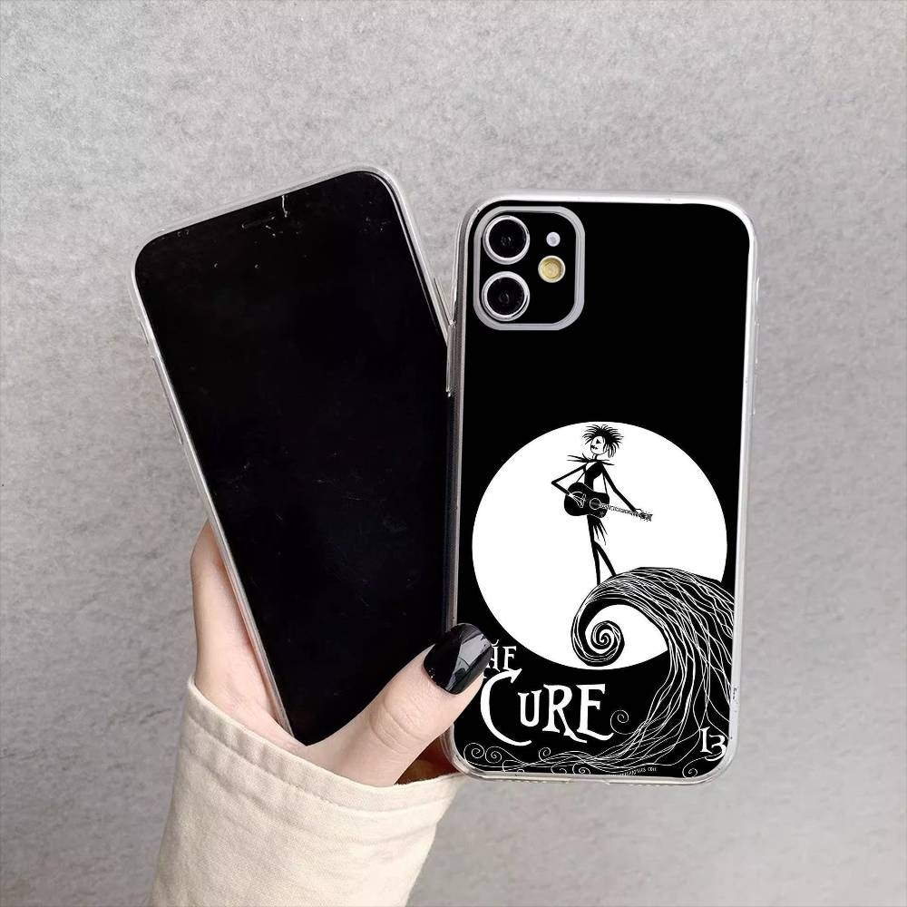 The cure Robert S-Smith Phone Case For iPhone17,16,15,14,13,12,11 Plus,Pro Max Soft Transparent Cover
