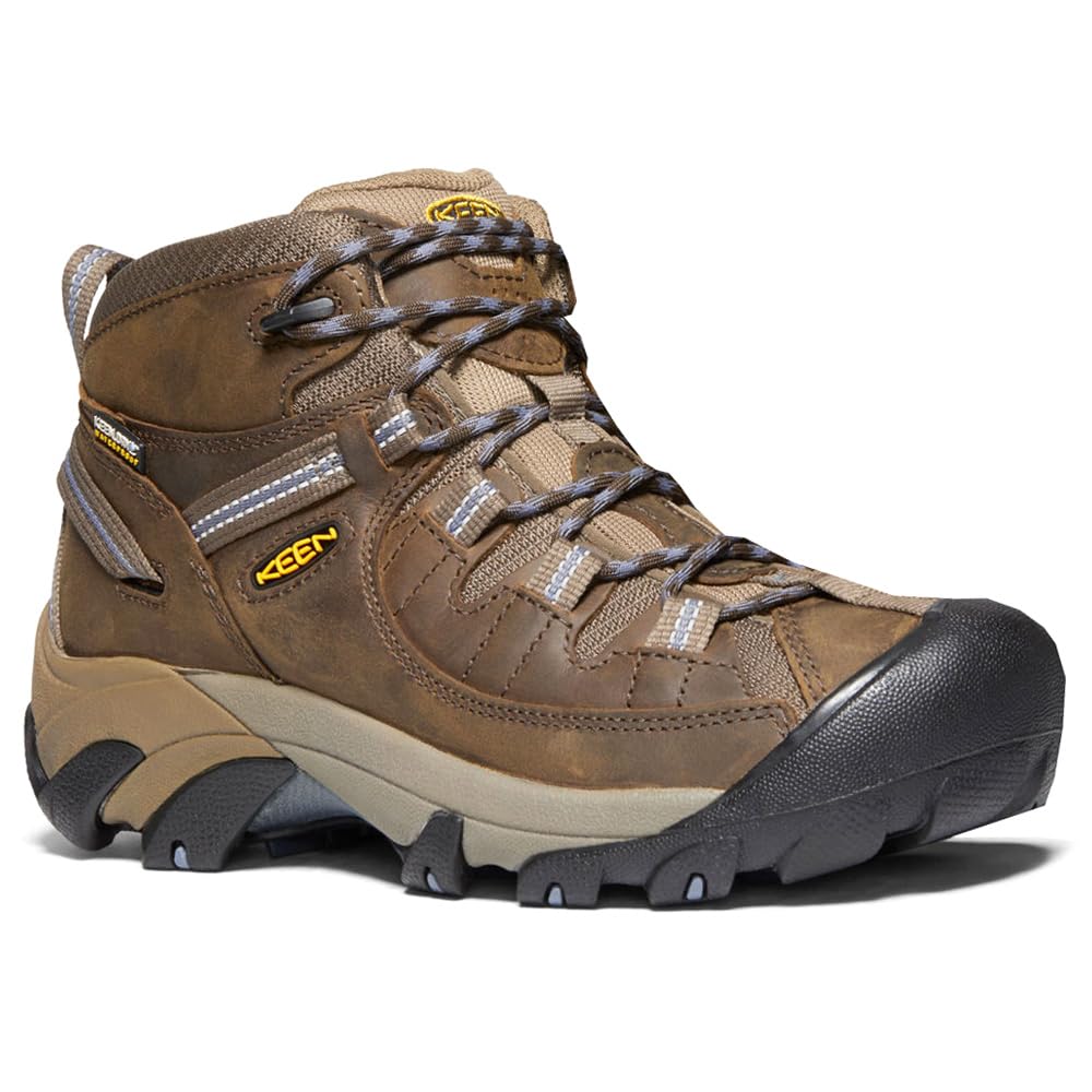 Targhee Two Mid WP 1004114 Slate Stone 6 [Keen] Women's Black/Flint