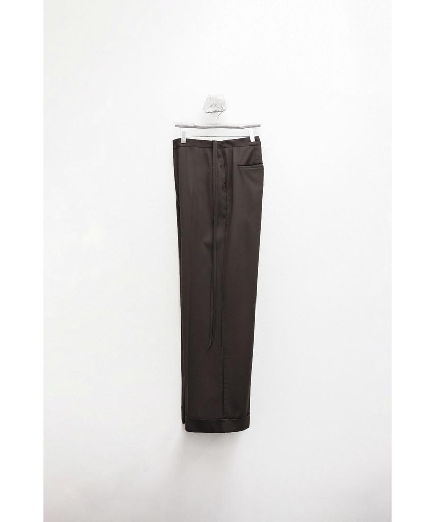 YOUTH String Wide Pants - Brown