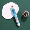 Christmas Capybara 10 Color 0.7Mm Ballpoint Pen Cute Cartoon Santa Claus Snowman Press Pen Handbook Stationery Gifts