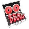10 Piece Set M14 Brazed Hole Opener Set with Diamond Saw Blade, Marble Drilling, Stone Dry and Wet Dual-use