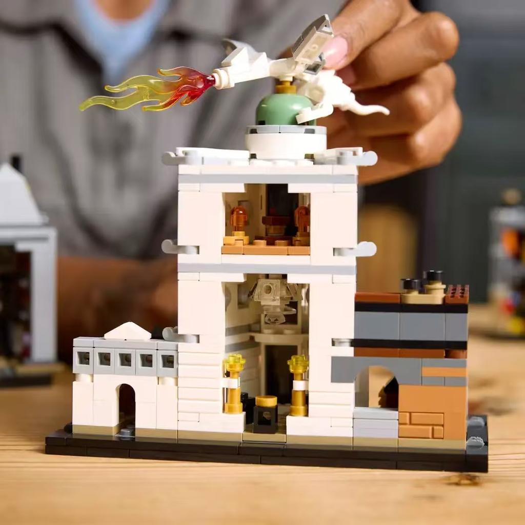Creative New compatible with Diagon Shop Street View House Model Model Cottage DIY Toys Birthday Toy Gifts and Halloween Gifts