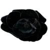Camelia Corsage Brooch Pin Brooch Tweed Black Women Used