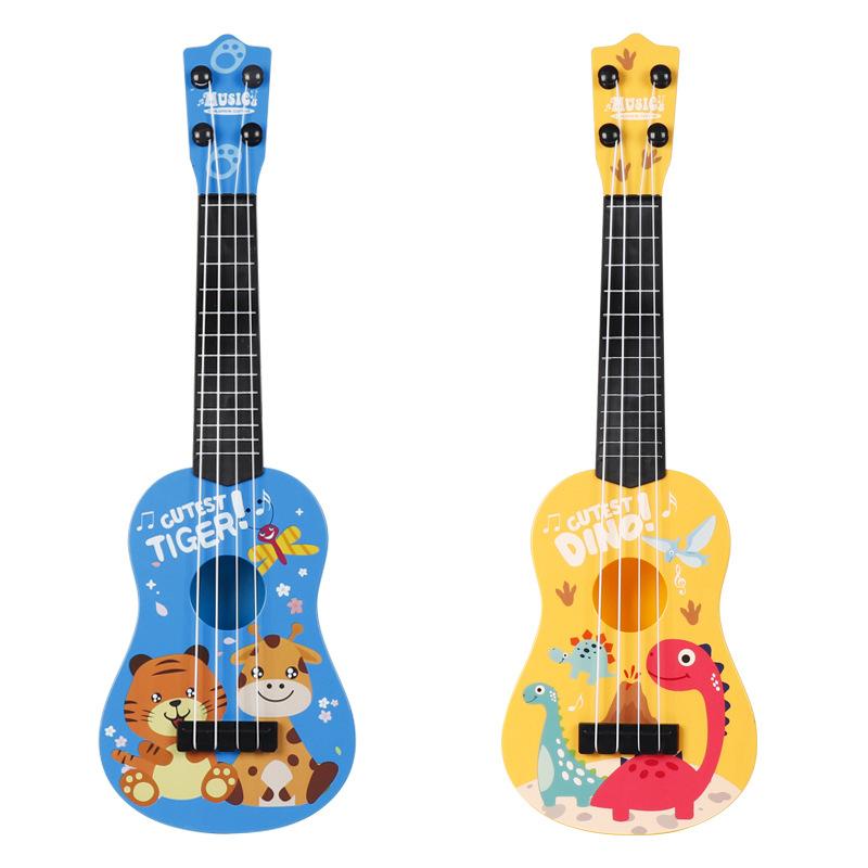 Kinder Ukulele Musical Spielzeug 4 Saiten Kleine Gitarre Montessori Bildung Instrumente Musik Spielzeug Musiker Lernen Geschenk