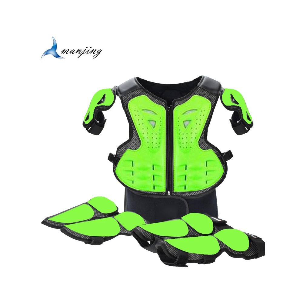 Full Body Motorcycle Armor Children Kids Motocross Armour Jacket Chest Spine Knee elbow guard