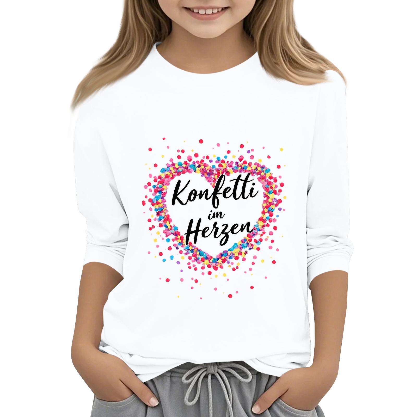 

Printed Fashion Casual 3/4 Sleeve Tops For Boys And Girls 160