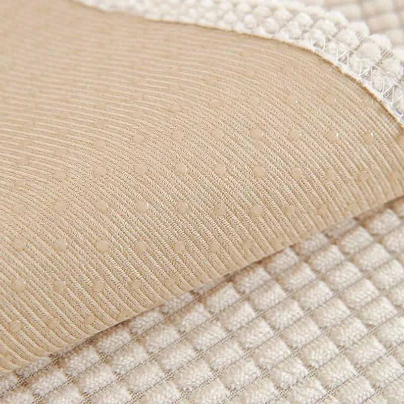 Polar Fleece Sofa Cover for Living Room Solid Color Sofa Cushion Non-Slip Couch Armrest Backrest Mat Home Furniture Protector