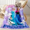 Frozen Friends Adventure Blanket Durable Comfort Suitable for Bedding Bed Livingroom Four Seasons Multipurpose Playful Design