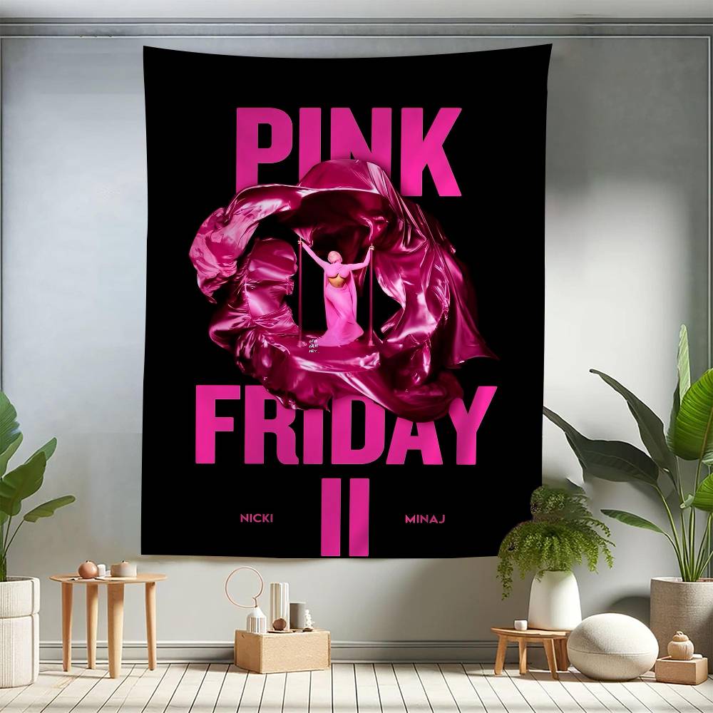 

Singer Nicki Minaj Hippie Wall Hanging Tapestries Bohemian Wall Tapestries Mandala INS Home Decor 74x94cm(29x37in)
