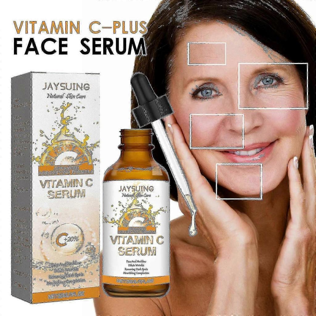 New model Jaysuing Vitamin C Anti-aging Essence Desalination Spot Fine Lines Moisturizing Compact Brightening Anti-aging EssenceAA -3250729959210