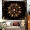 Polyester Boho Mandala Butterfly Floral Tapestry, Cottagecore Aesthetic Wall Hanging, Bedroom Dorm Home Decor, Gift