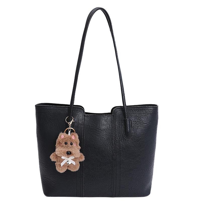 2025 Autumn and Winter New Retro Large-capacity Tote Bag Women's Versatile High-end Handheld Underarm Bag Commuter Shoulder Bag