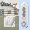 Wall-mounted Indoor/outdoor Thermometer and Hygrometer, Accurately Measures Temperature and Humidity, Red Pointer, Hygrometer.