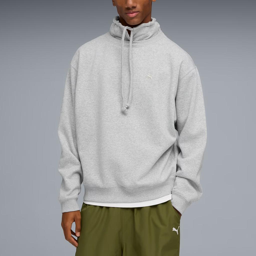 Puma Select Essentials Warm Pullover Loose Stand Collar Long Sleeve Sweatshirt Men sweatshirt 634734-04