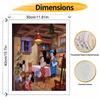 Disney Oil Painting Kit Painting Mickey Christmas Home Bedroom Wall Decor Gift