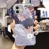 Fiori di Ciliegio Dopo l'Inverno Anime Lusso Agnello Custodia per iphone 13 12 11 Pro MAX MiNi 7 8 plus SE2020 X XS XR Cover posteriore morbida
