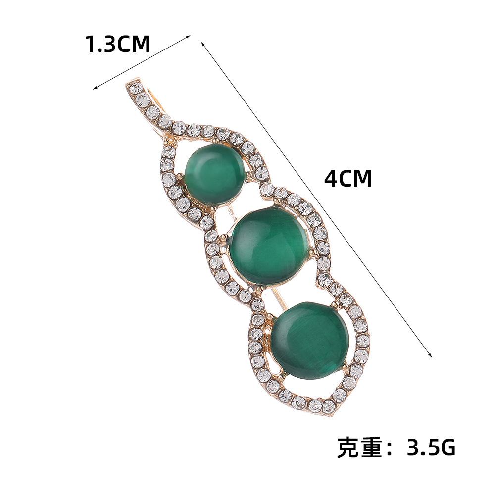 Creative Pea Diamond Brooch Suit Shirt Skirt Coat Pin Fashion Brooch Women s Accessories Pin