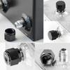AN Hardline Tube Nut & Sleeve Adapter 1Pcs High Precision Aluminum Fits 4AN AN6 AN8 AN10 AN12 for Turbo Oil Line Setup