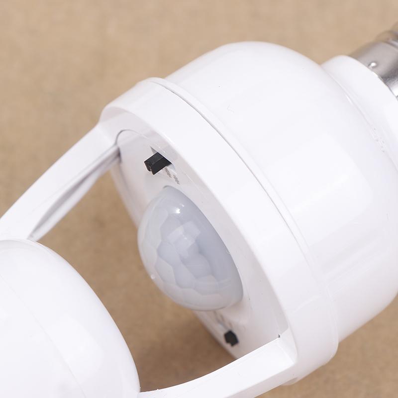 E27 Suporte de Lâmpada com Sensor de Movimento por Radar para Corpo Humano Ac 100-240Vs Interruptor Sensor de Presença Base para Lâmpada para Escada Corredor Garagem
