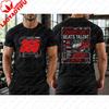 Summer Fashionunisex Short Sleeve T Shirt 365 No Days Off Consistency Beats Talent Double Side Print Cotton Gym Casual Daily Tee
