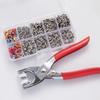 50/100Sets DIY Craft Snap Button Installation 9.5mm Snaps Buttons Snap Fastener Kit  Clothes