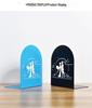 Chinese Style Ancient Architecture Metal Bookends: Decorative Desktop Ornaments and Book Support Clips