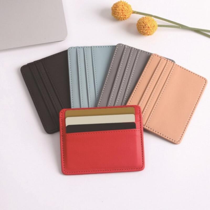 

Student Slim Card Wallet, Transportation Card Business Card Wallet gray
