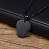 Edelstahl Gitarrenplektrum Halskette Anhänger Kragen Für Männer Jungen Schmuck Zubehör Für Musikliebhaber Geburtstagsparty Geschenk