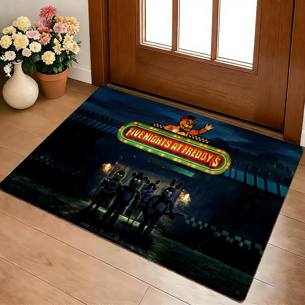 Movie Five N-Nights At F-Freddys2 Floor Mat Cozy Flannel Soft Thick Non-Slip Mat For Living Room Bedroom Kitchen Decor Rugs