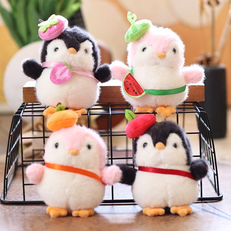 Cute Penguin Plush Toy Keychain Cartoon Stuffed Doll Backpack Pendant Bag Hanging Decoration Lovely Gifts
